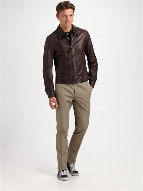 prada jacket brown|More.